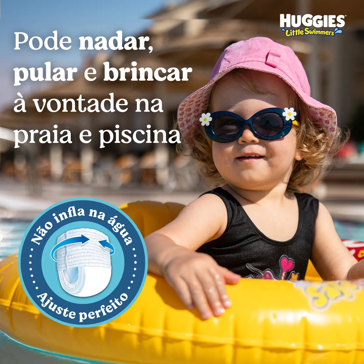 Fralda Huggies Little Swimmers P/M 11 Un — foto 3
