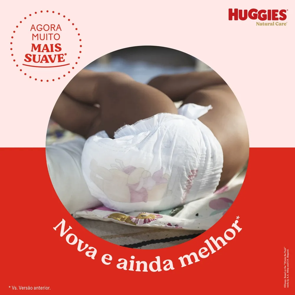 Fralda Huggies Natural Care M 32 Unidades — foto 3