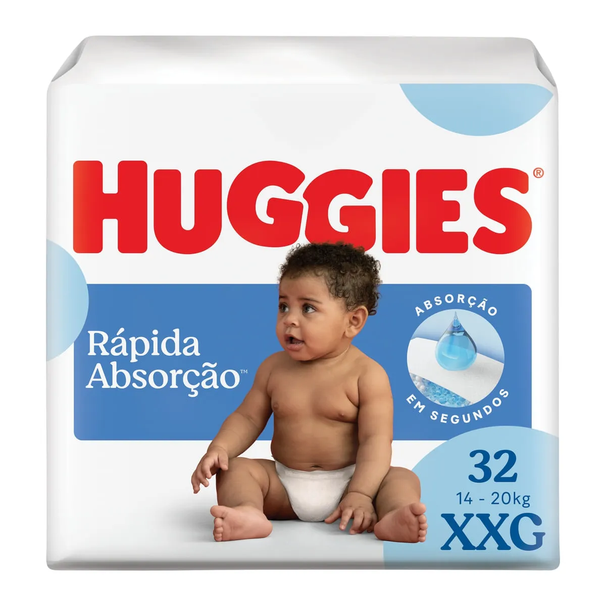 Fralda Huggies Tripla Proteção XXG 32 Unidades
