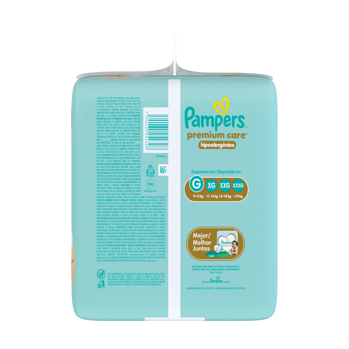 Fralda Infantil Pampers Premium Care G 94 Unidades — foto 11