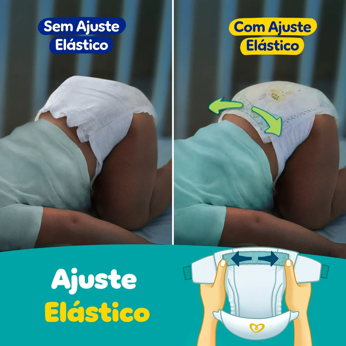 Fralda Pampers Confort Sec G 128 Unidades — foto 3