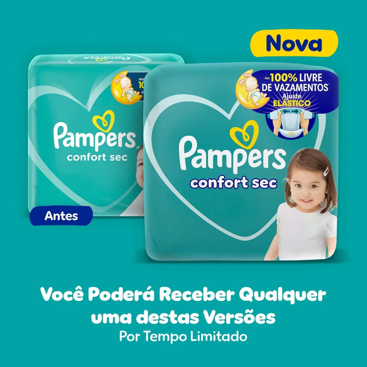 Fralda Pampers Confort Sec XG 58 Unidades — foto 6