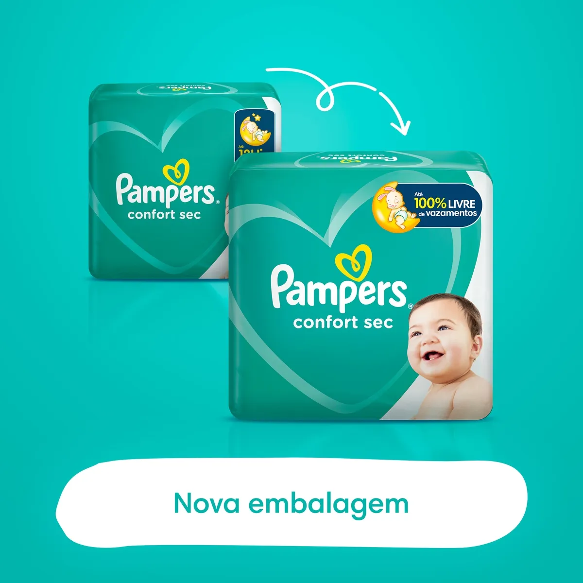 Fralda Pampers Confort Sec XG 88 Unidades — foto 7