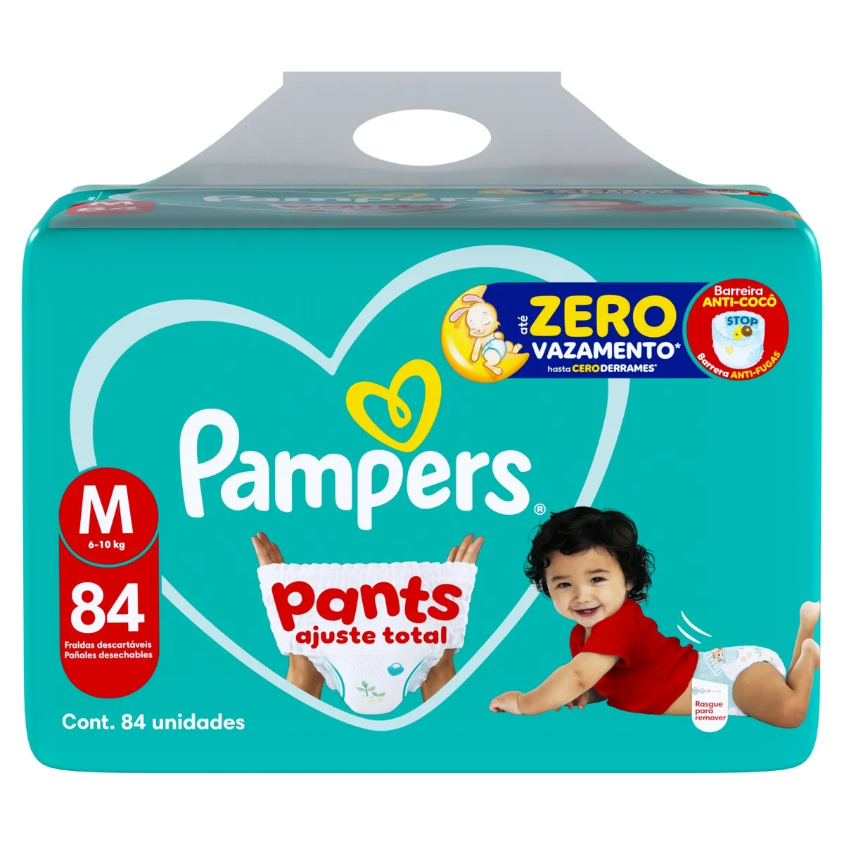 Fralda Pampers Pants Ajuste Total M 84 Unidades — foto 8