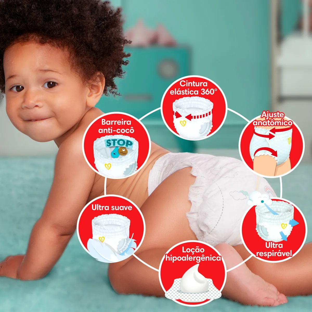 Fralda Pampers Pants Premium Care XXG 60 Unidades — foto 2