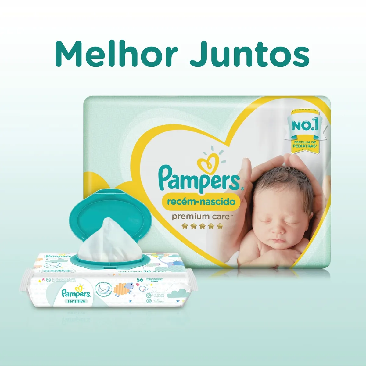 Fralda Pampers Premium Care Recém Nascido RN+ 20 Unidades — foto 5