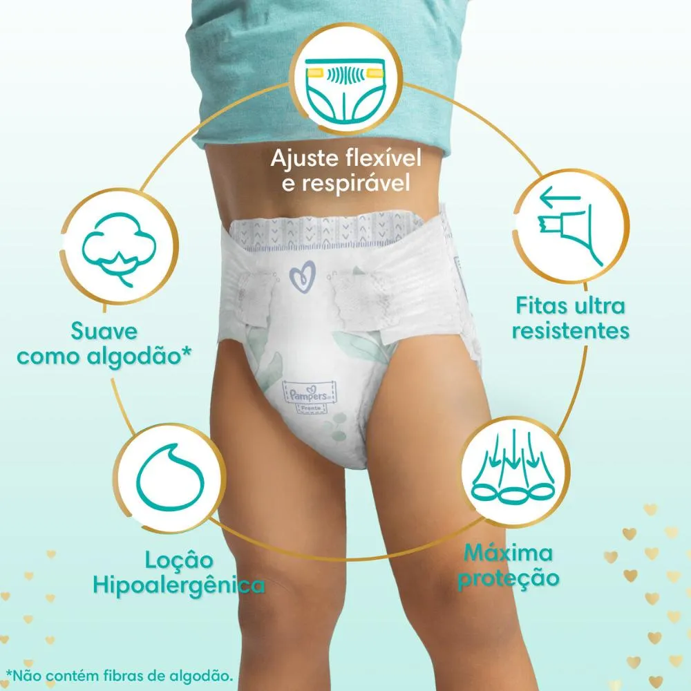 Fralda Pampers Premium Care Topíssima - M - 160 Unidades — foto 6