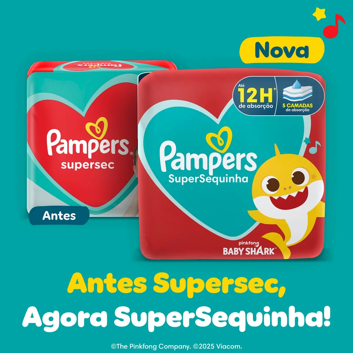 Fralda Pampers Super Sequinha M 90 Unidades — foto 7
