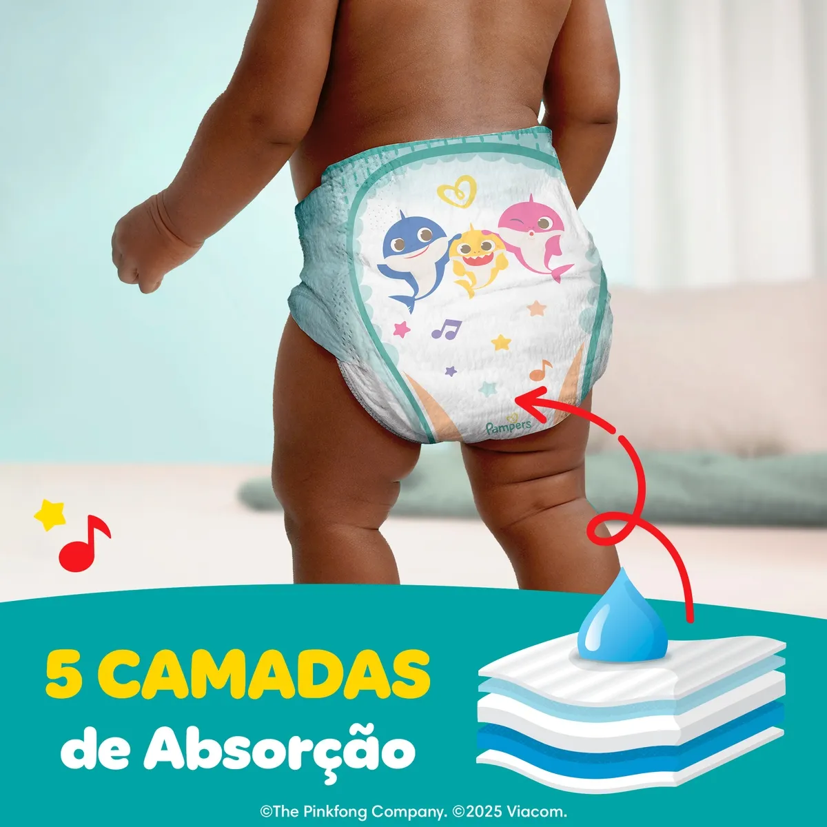 Fralda Pampers Super Sequinha XG 70 Unidades — foto 5