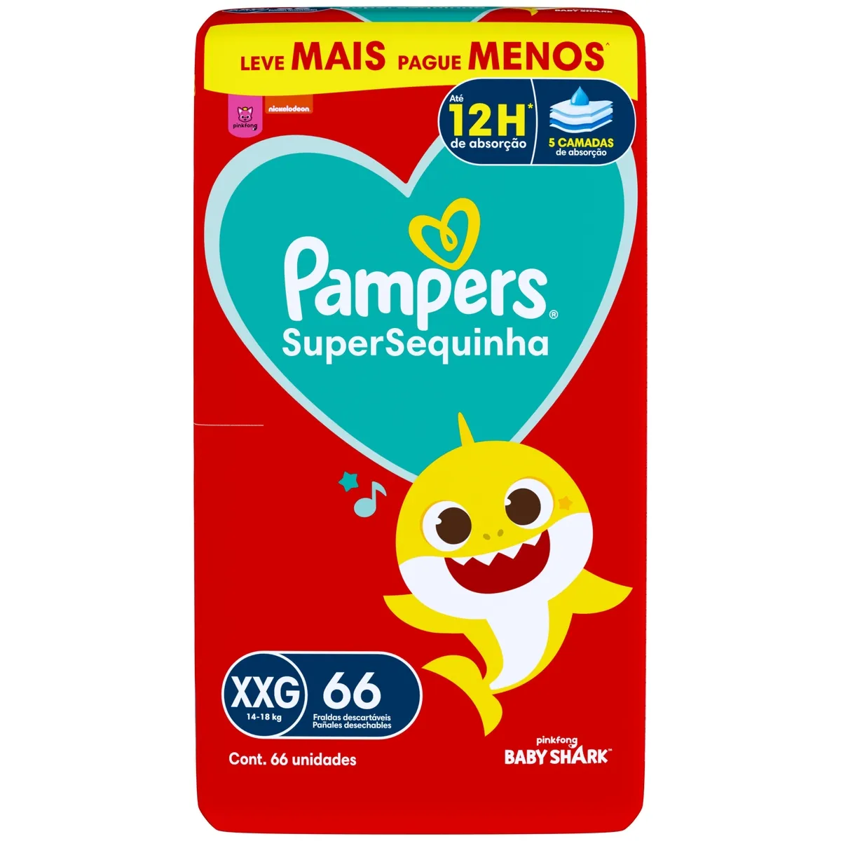 Fralda Pampers Super Sequinha XXG 66 Unidades — foto 8