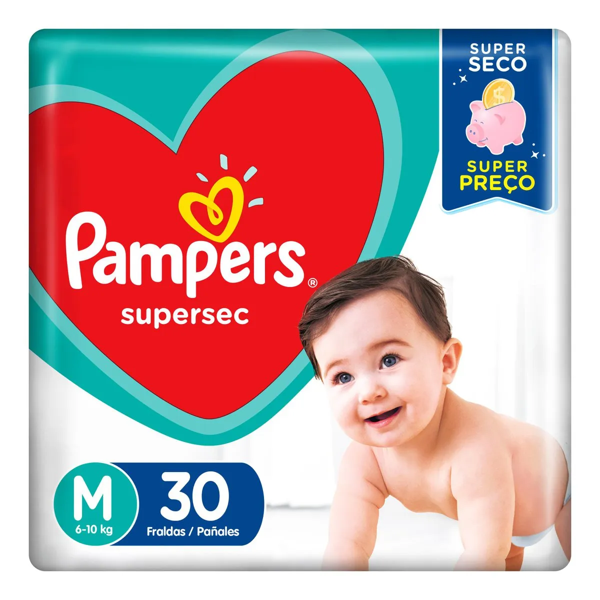 Fralda Pampers Supersec M 30 Unidades — foto 2