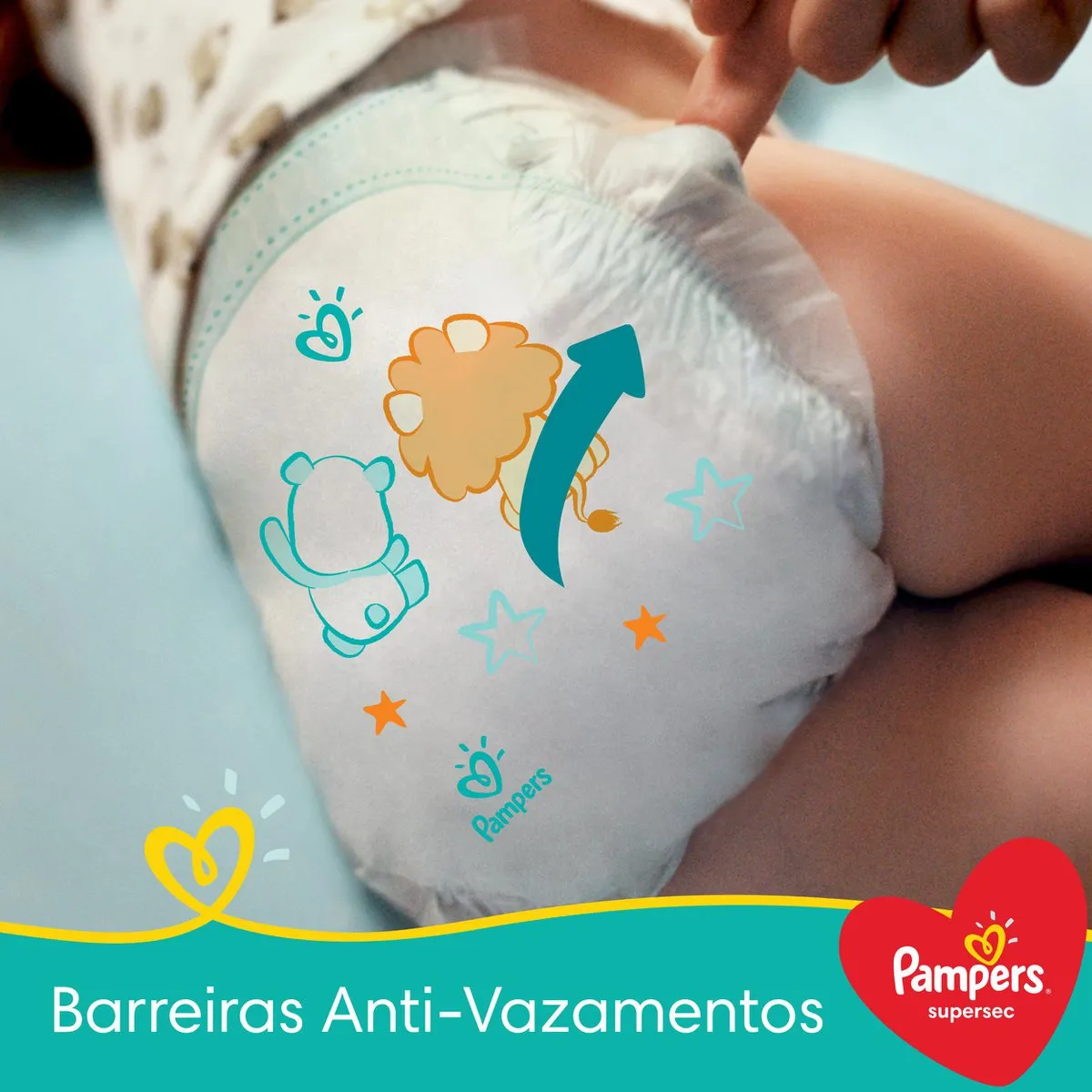 Fralda Pampers Supersec P 34 Unidades — foto 7