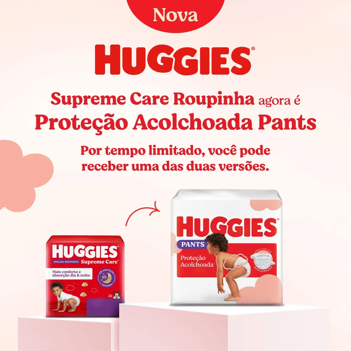 Fralda Pants Huggies Proteção Acolchoada XXG 48 Unidades — foto 2