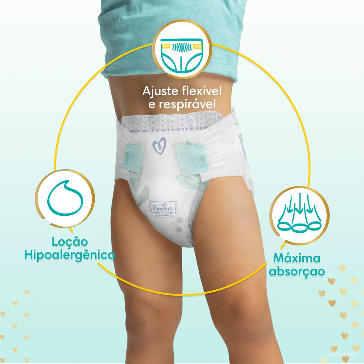 Fraldas Pampers Premium Care XG 26 Unidades — foto 2