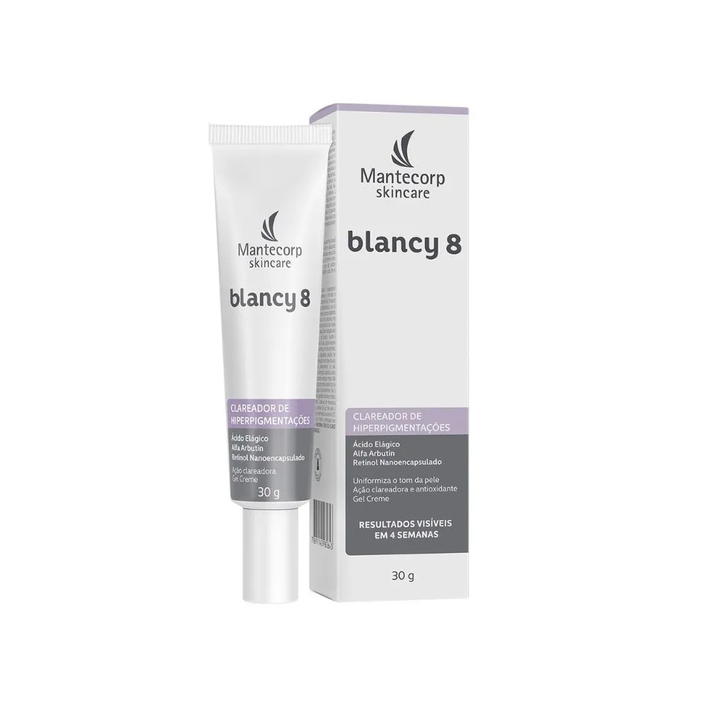 Gel Creme Facial Mantecorp Skincare Blancy 8 Clareador 30g