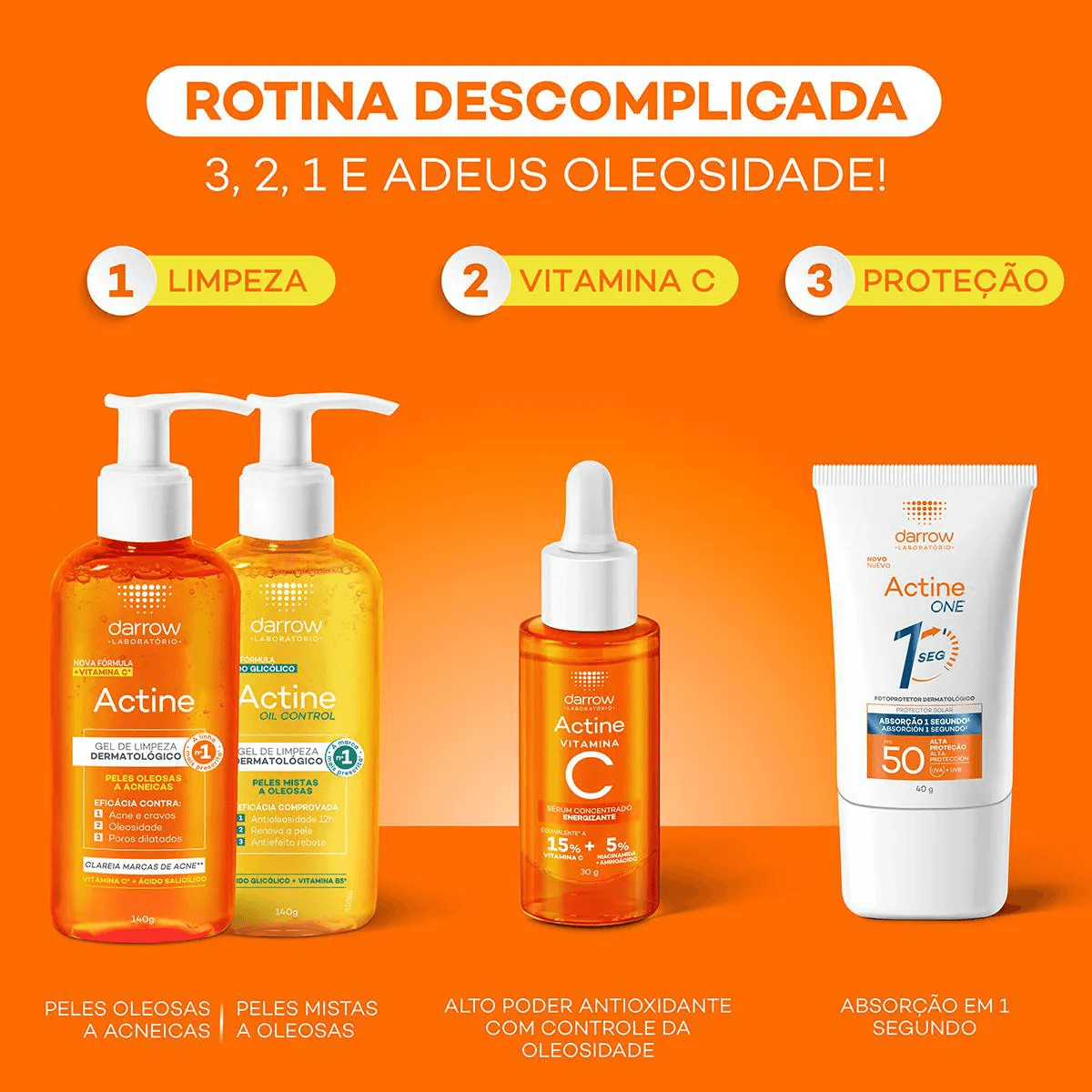 Gel De Limpeza Darrow Actine Frasco 400g — foto 4