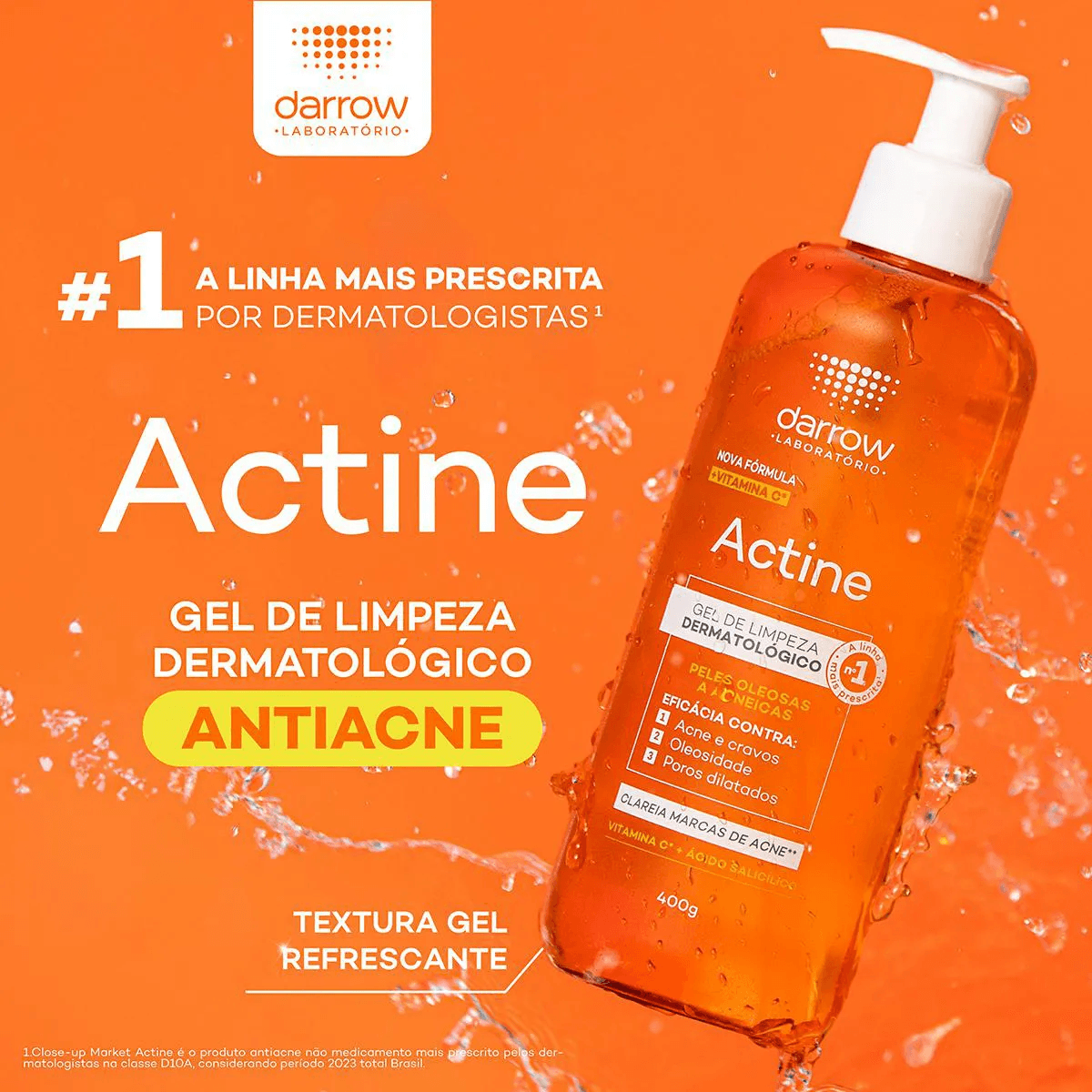 Gel De Limpeza Darrow Actine Frasco 400g — foto 3
