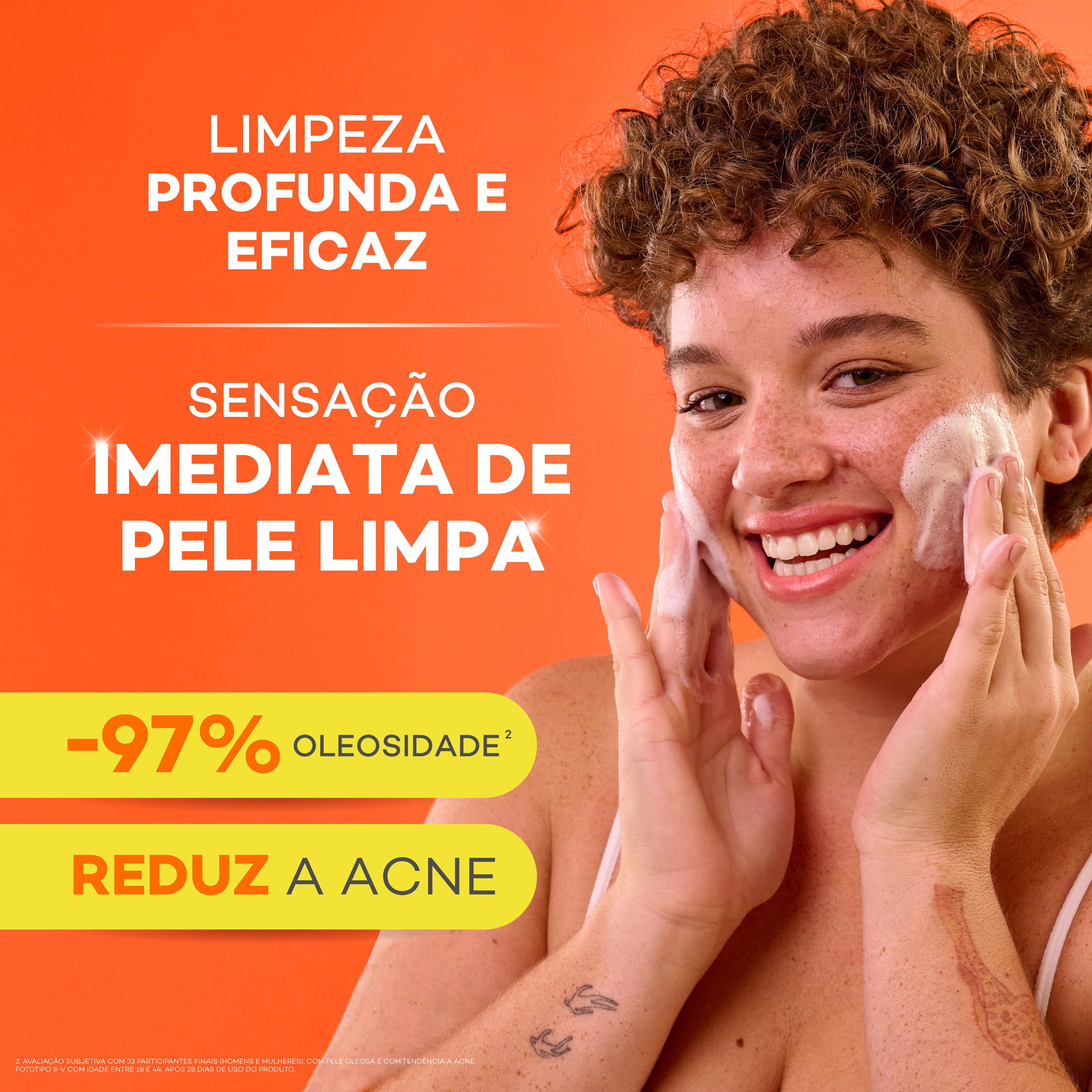 Gel de Limpeza Facial Actine com Vitamina C Refil 300g — foto 5