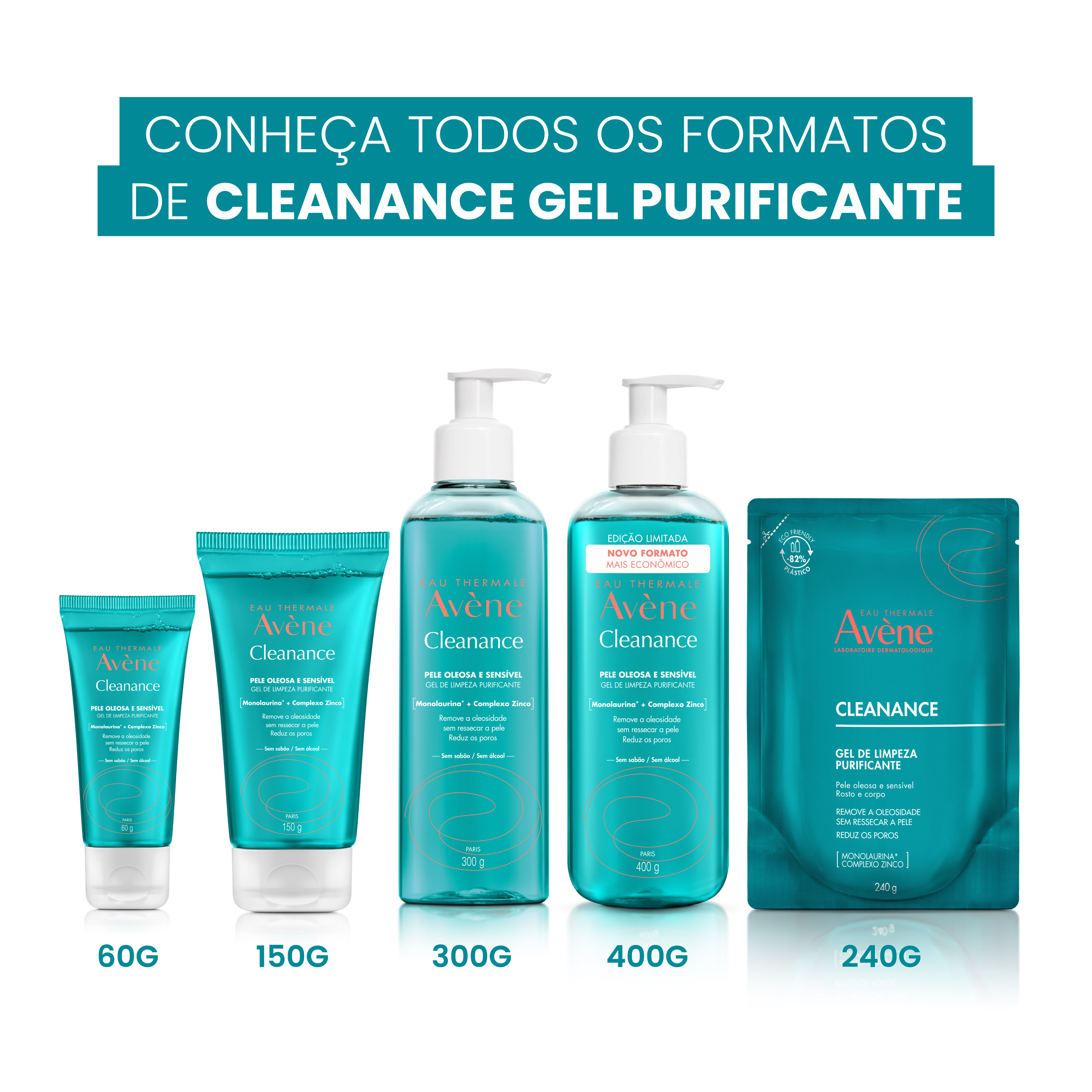 Gel de Limpeza Facial Avène Cleanance Purificante 400g — foto 8