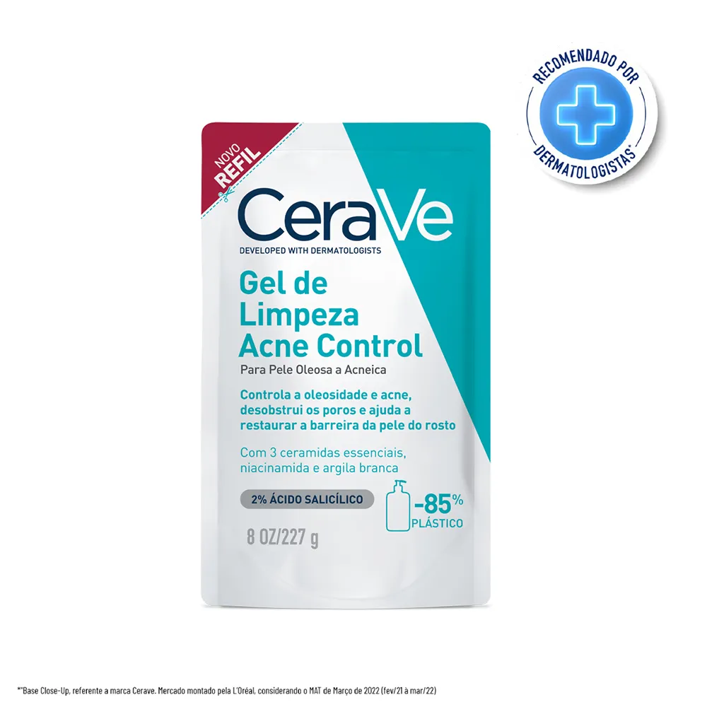 Gel de Limpeza Facial CeraVe Acne Control 227g — foto 2