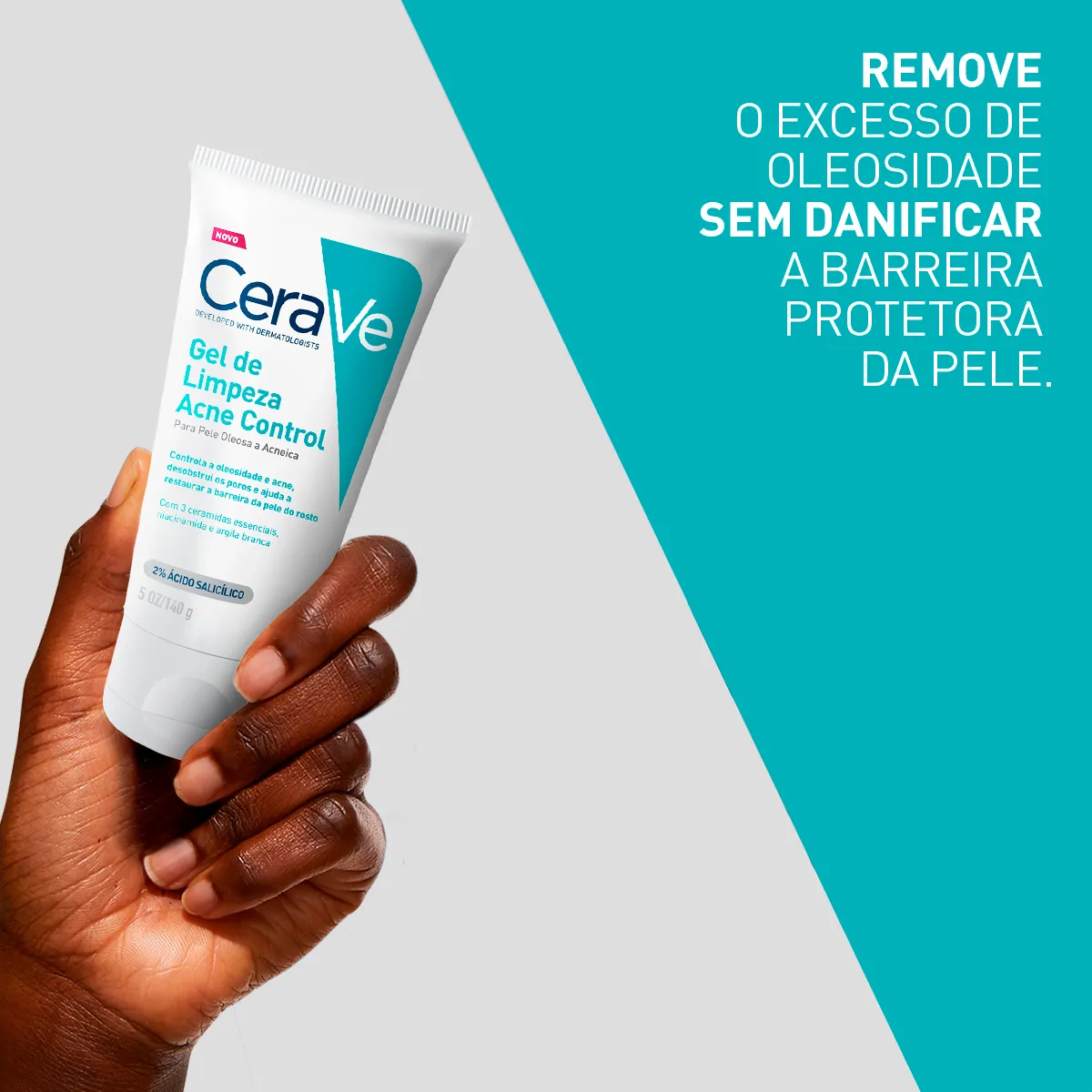 Gel de Limpeza Facial CeraVe Acne Control 340g — foto 3
