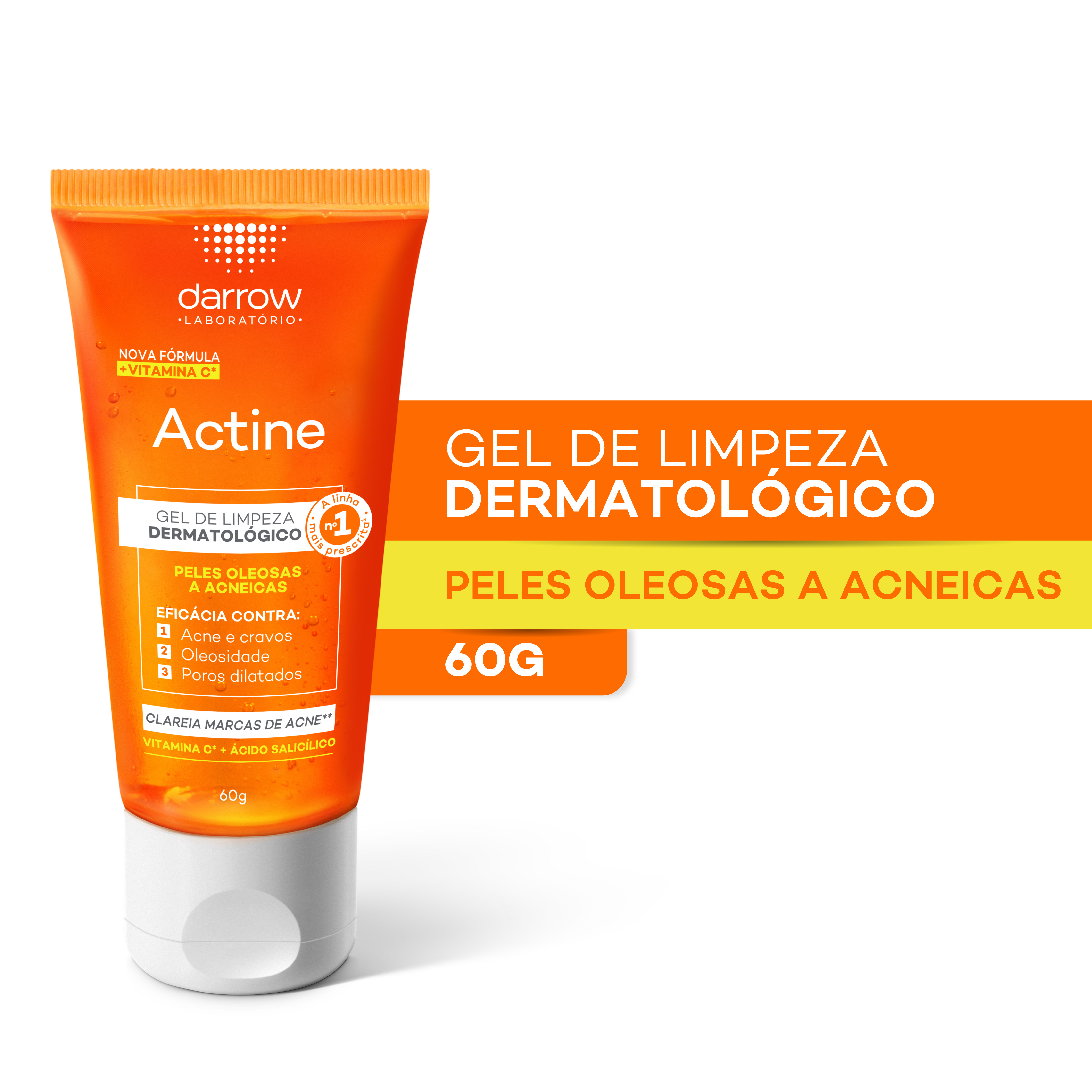 Gel de Limpeza Facial Darrow Actine Antioleosidade 60g — foto 3