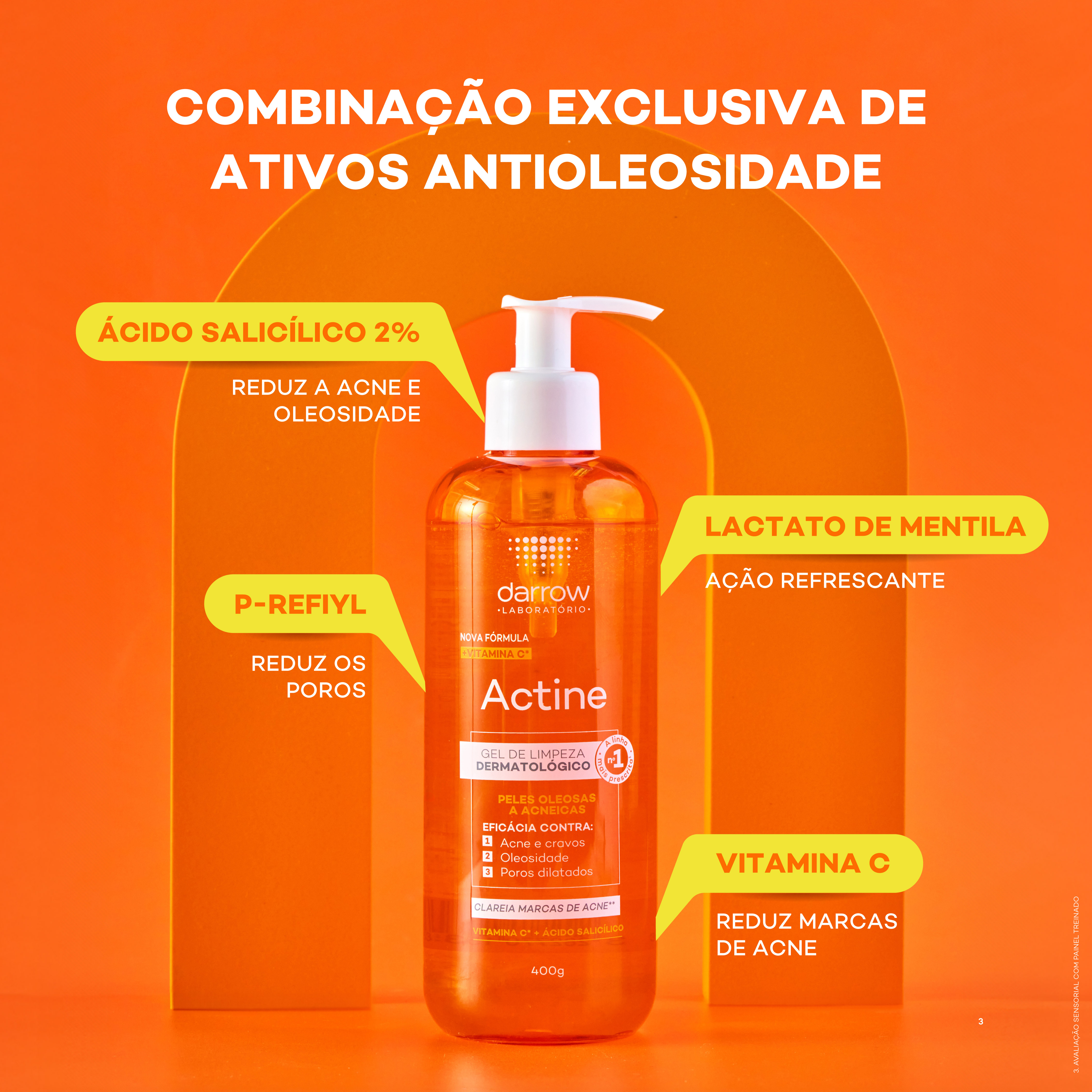 Gel de Limpeza Facial Darrow Actine Antioleosidade 60g — foto 7