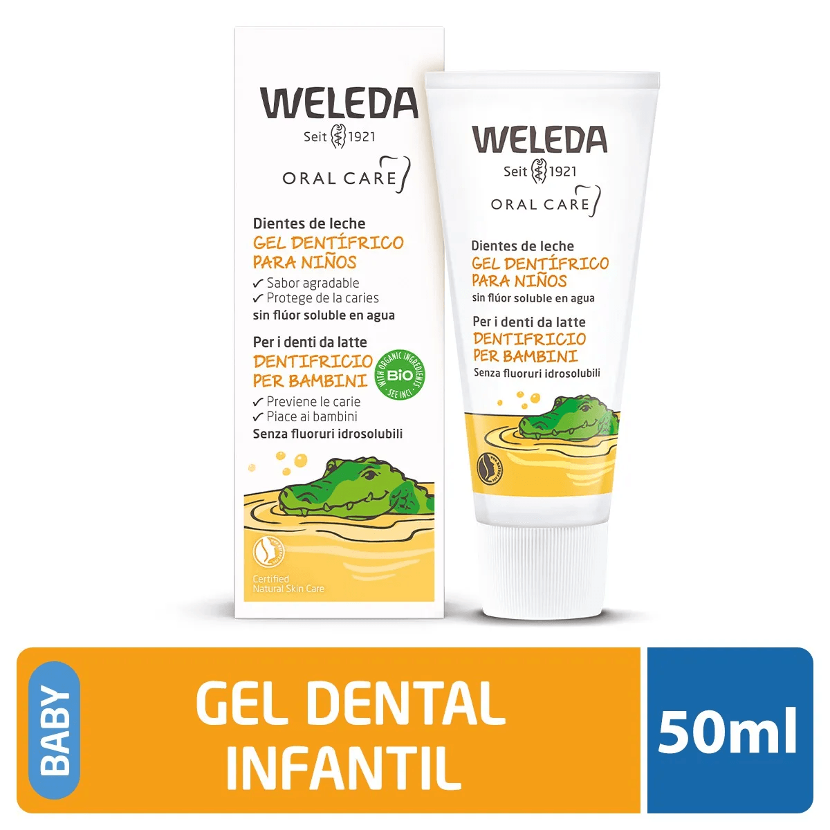 Gel Dental Infantil Weleda Sem Flúor 50ml