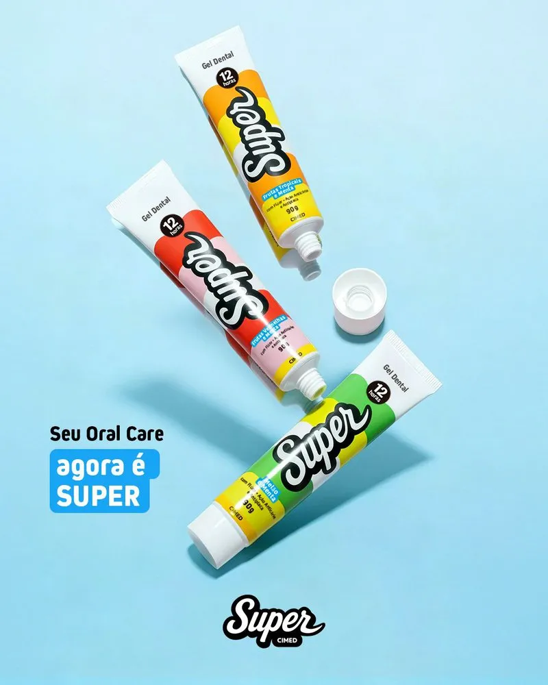 Gel Dental Super 12h Frutas Vermelhas e Menta 90g — foto 3