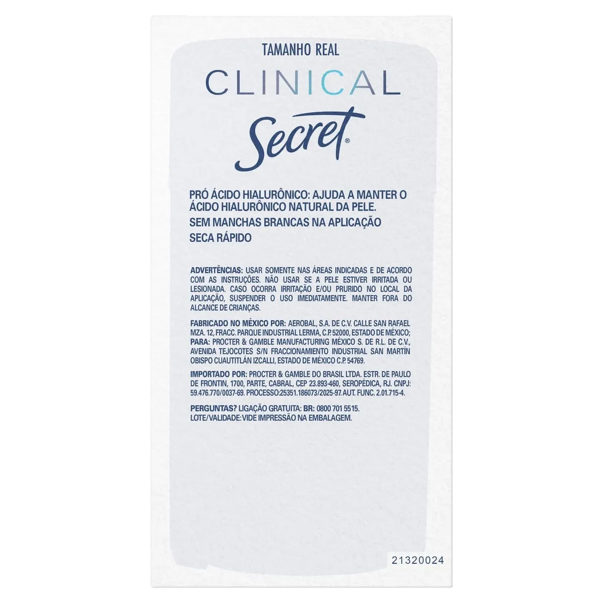 Gel Desodorante Antitranspirante Clinical Strength Secret Ph Balanced 45g — foto 10