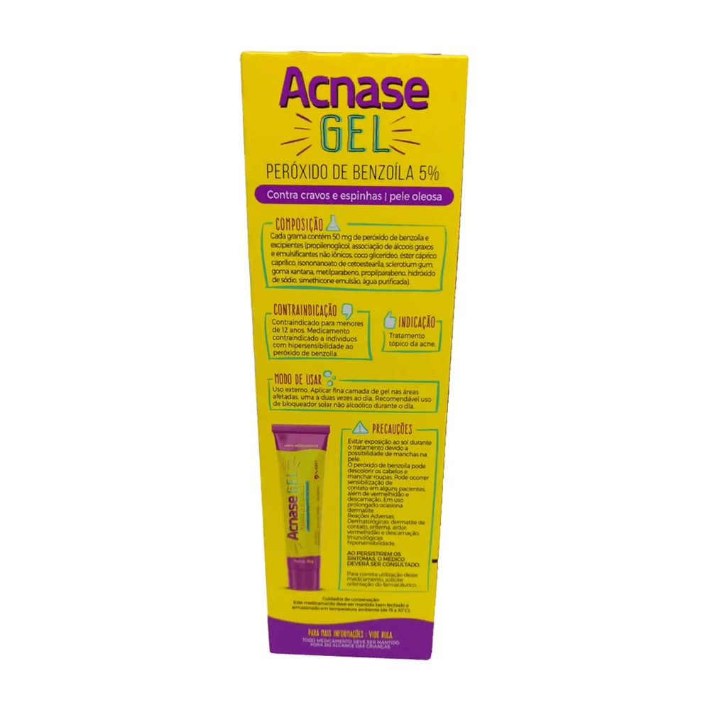 Gel Facial Acnase com Peróxido de Benzoíla 5% 20g — foto 5