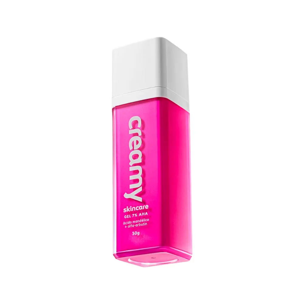 Gel Facial Creamy Clareador Antiacne com Ácido Mandélico 7% AHA 30g