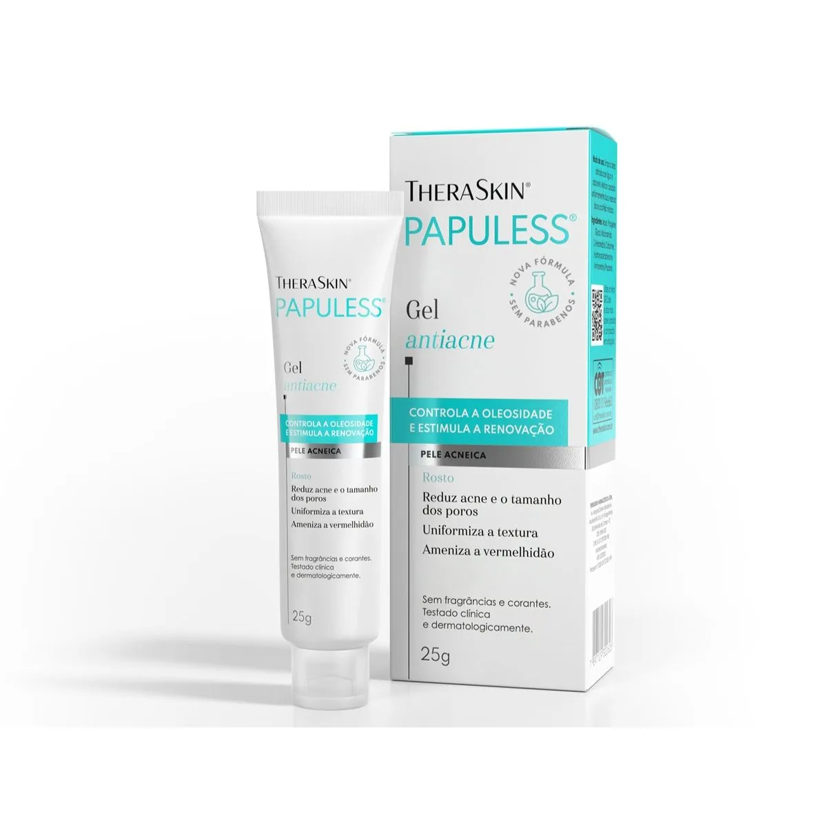 Gel Facial Theraskin Papuless Antiacne 25g