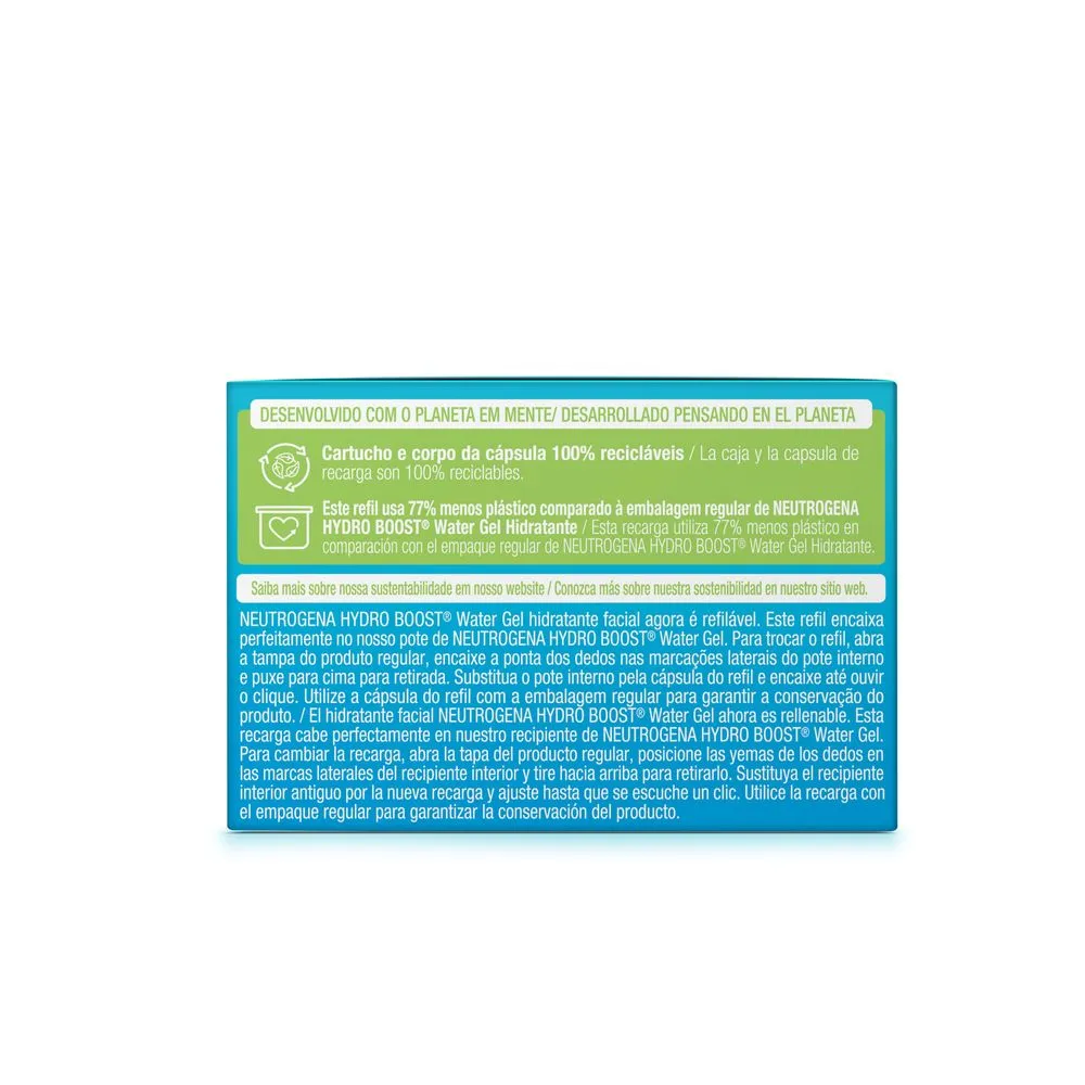 Gel Hidratante Facial Neutrogena Hydro Boost Water Gel Refil 50g — foto 5