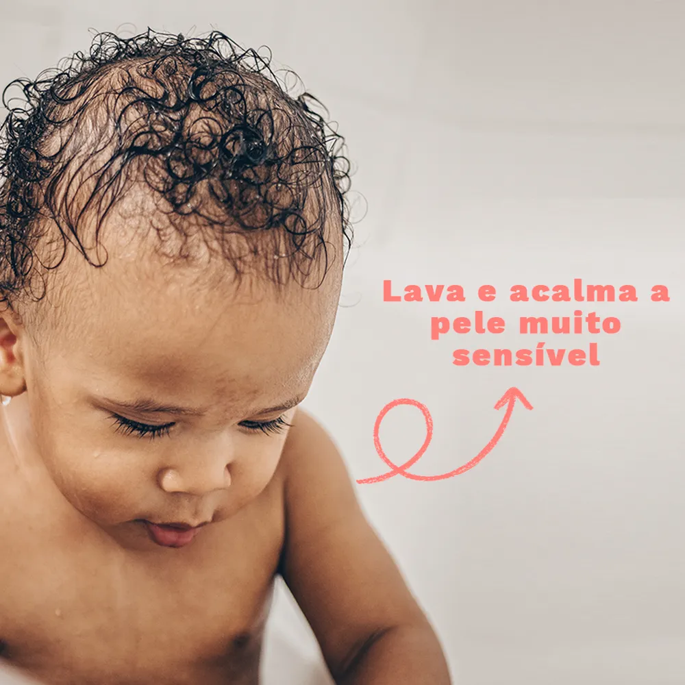 Gel Lavante Mustela Bebê Calmante Pele Muito Sensível 300ml — foto 3