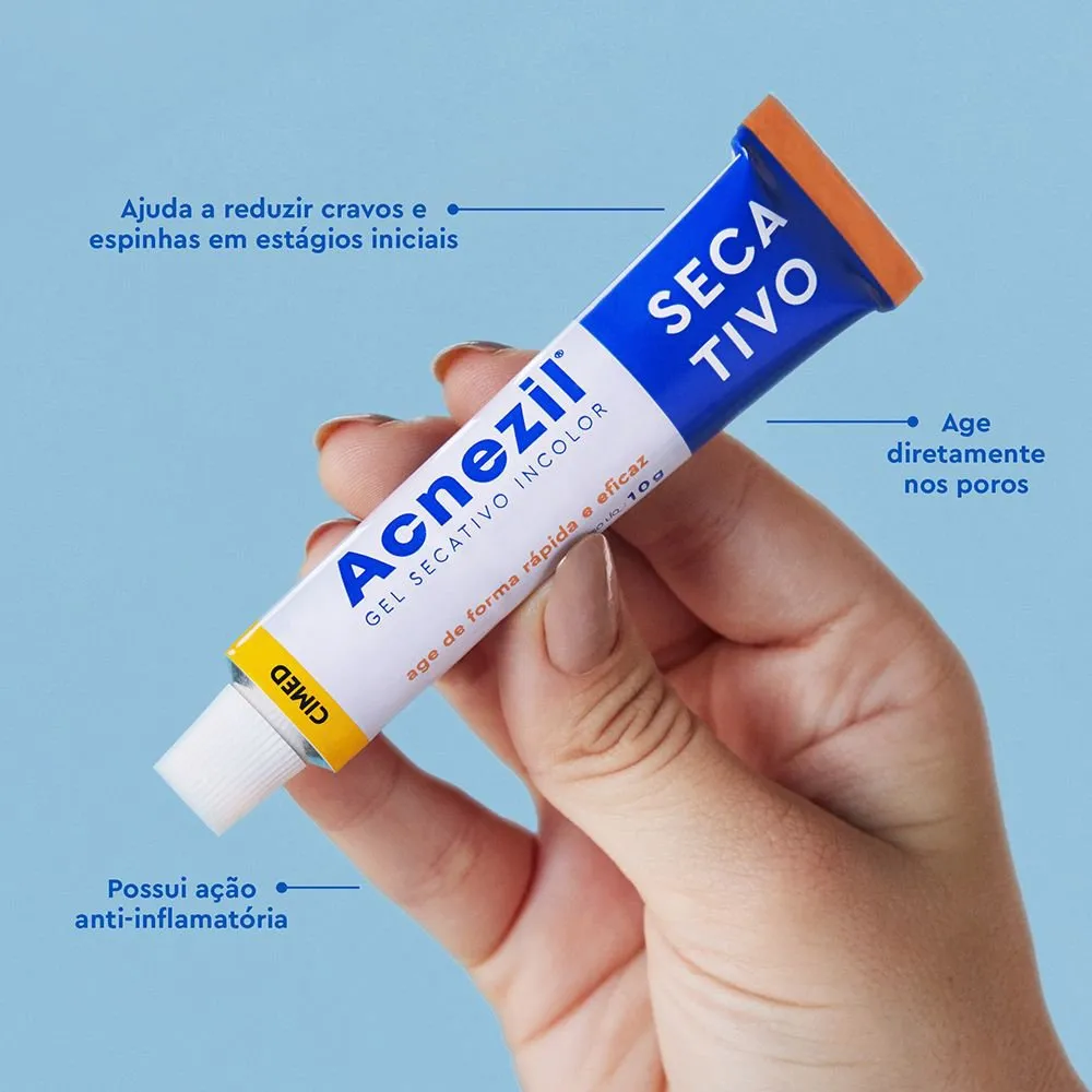 Gel Secativo Acnezil para Acne 10g — foto 6