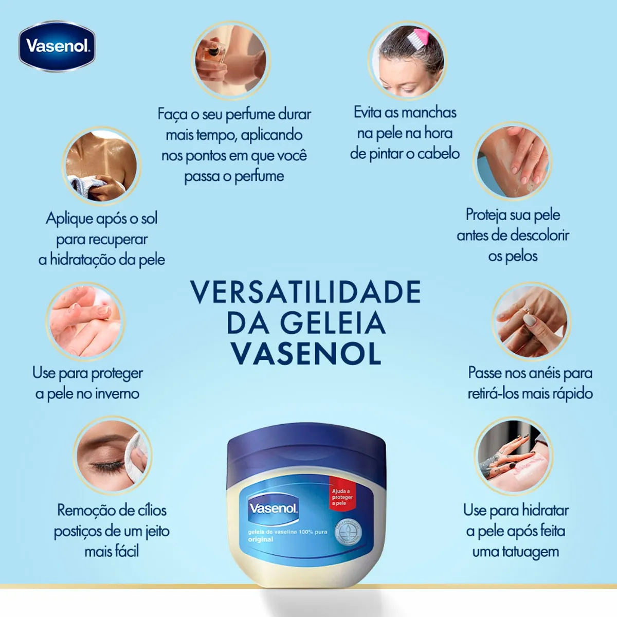 Geleia de Vaselina Vasenol Original 100g — foto 7