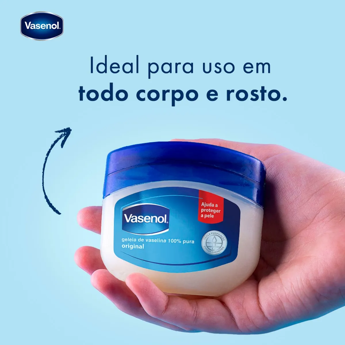 Geleia de Vaselina Vasenol Original 100g — foto 4