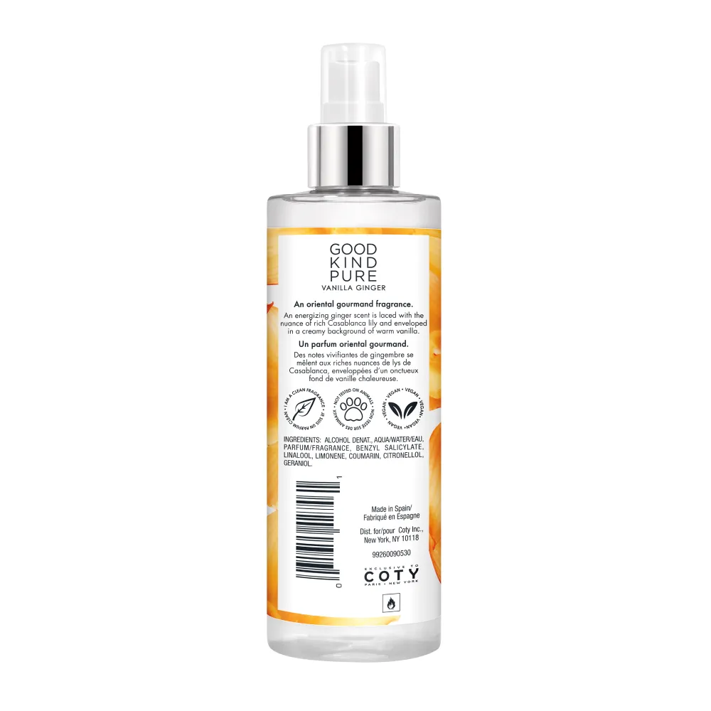 Good Kind Pure Vanilla Ginger Body Mist Feminino 250ml — foto 2