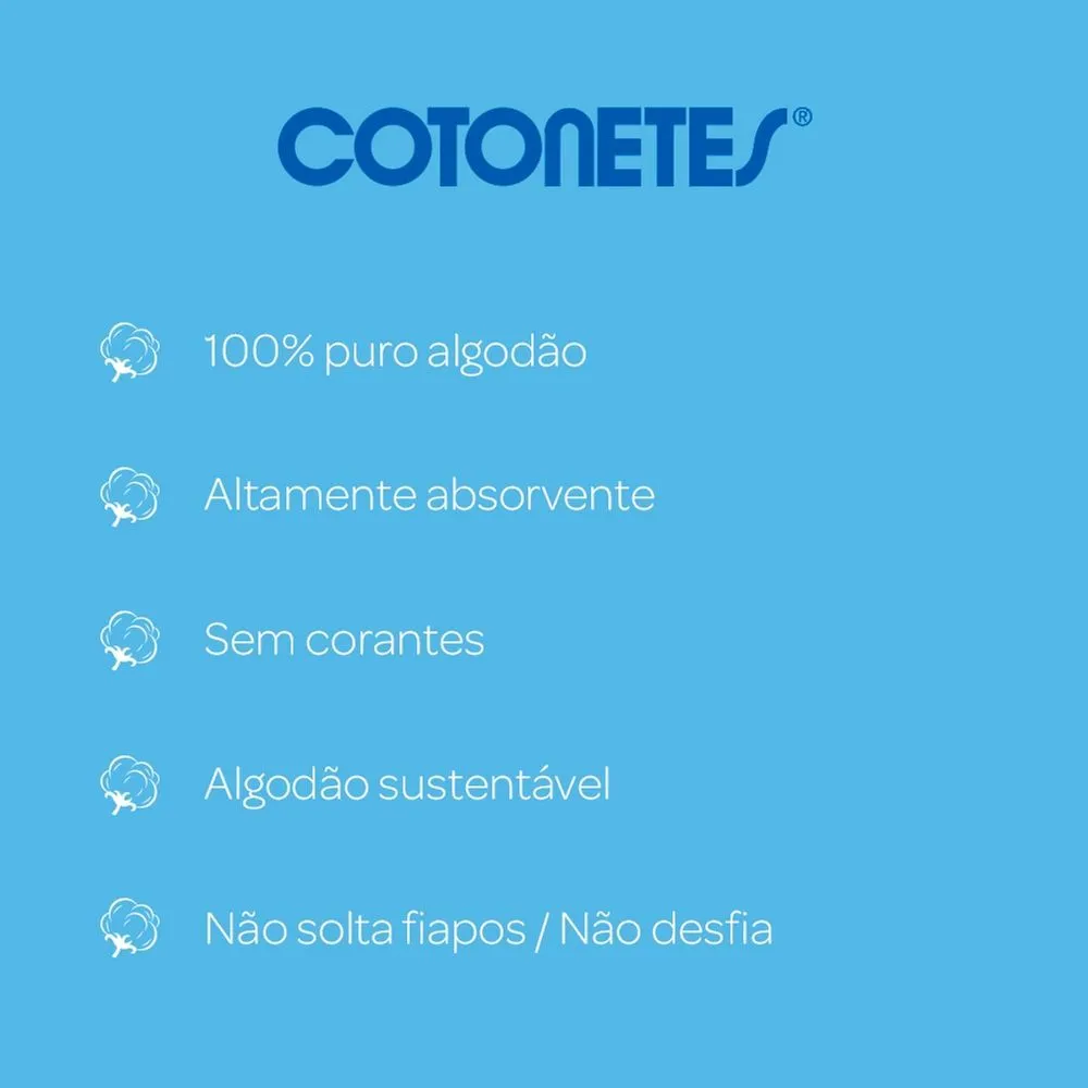 Hastes Flexíveis Cotonetes Johnson & Johnson 150 Unidades — foto 4