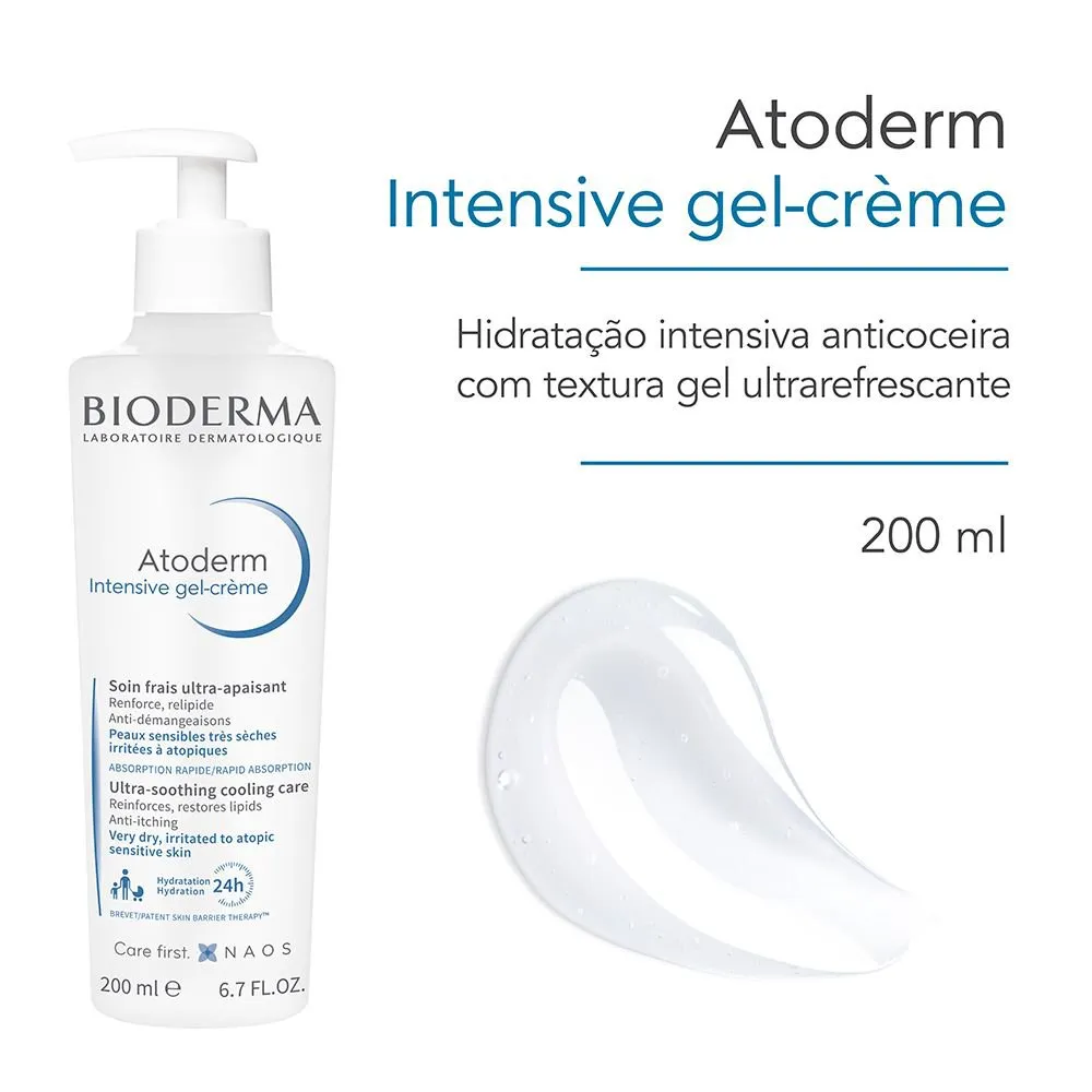 Hidratante Corporal Bioderma Atoderm Intensive Gel Creme 200ml — foto 2