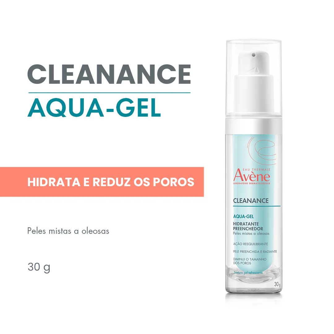 Hidratante Facial Avène Cleanance Preenchedor Aqua Gel 30g — foto 2