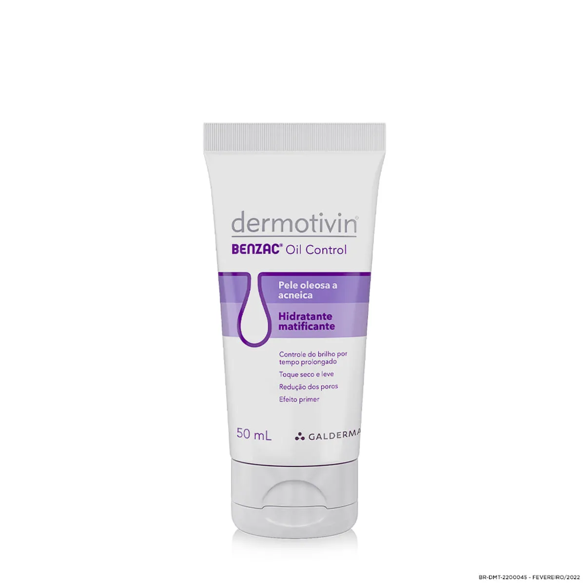 Hidratante Facial Dermotivin Benzac Oil Control Matificante Pele Oleosa e Acneica 50ml