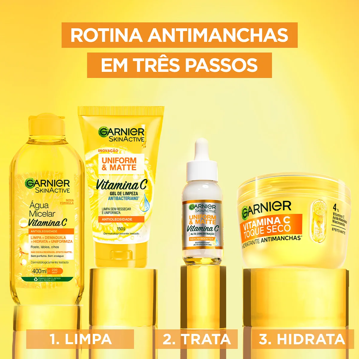 Hidratante Facial Garnier Vitamina C Antimanchas Toque Seco 85g — foto 5