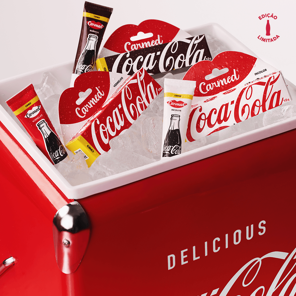 Hidratante Labial Carmed Coca Cola Vermelho 10g — foto 6