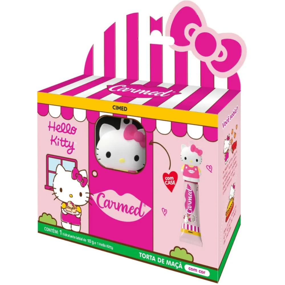 Hidratante Labial Carmed Hello Kitty Torta de Maçã 10g