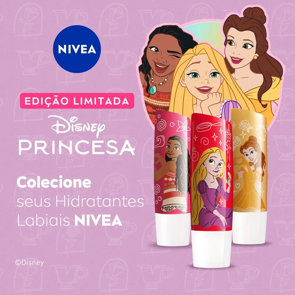 Hidratante Labial Nivea Disney Princesa Cupcake De Baunilha 4,8g — foto 8