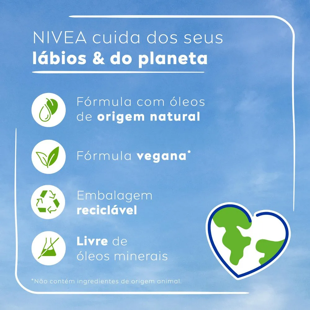 Hidratante Labial Nivea Melancia Shine 4,8g — foto 8