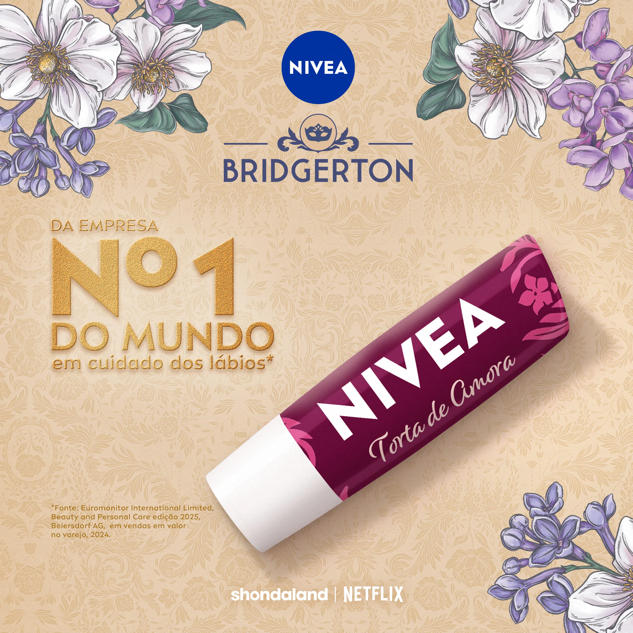 Hidratante Labial Nivea Torta De Amora Bridgerton 4,8g — foto 6