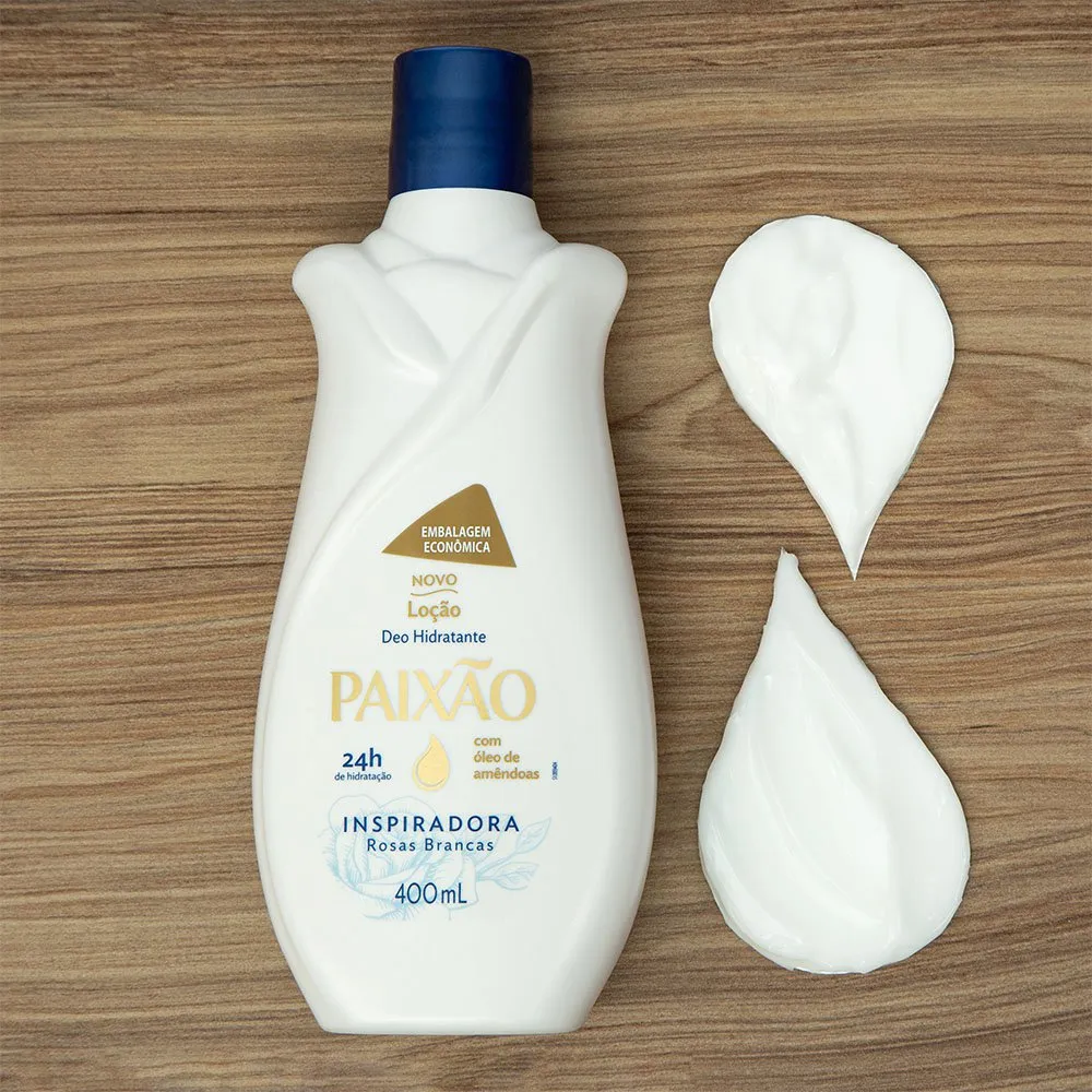 Hidratante Paixão Inspiradora com Óleo de Amêndoas ação desodorante 400ml — foto 4